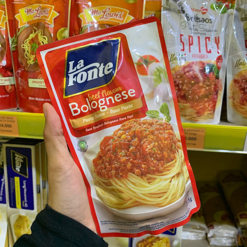 

La Fonte Beef Flavour Bolognese Pasta Sauce 315gr