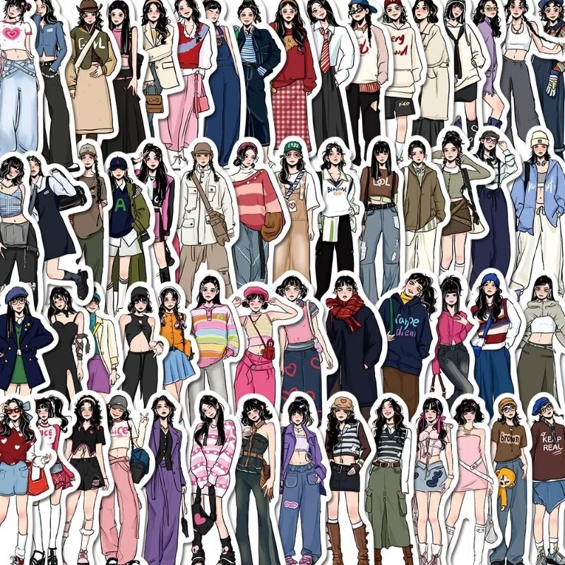 

Stiker Wanita Fashionable