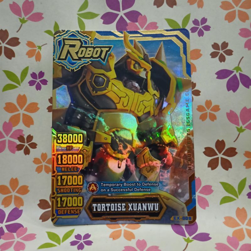 hero of robots gold event tortoise xuanwu ex-009