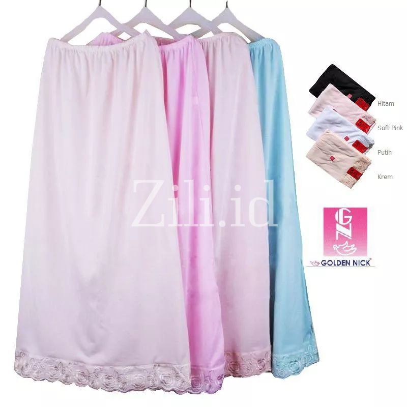 Rok daleman panjang golden nick