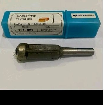 benz 151-021 carbide tipped router bits mata router kayu 1/4×1/2×1 laminated flush trimming 12mm mat