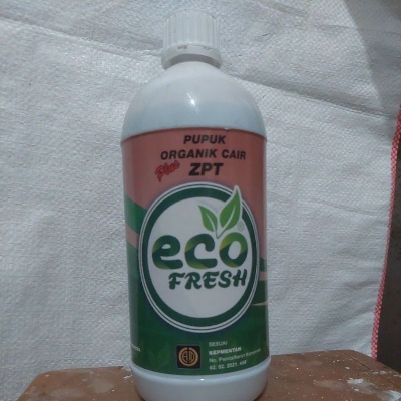 Nutrisi tanaman Pupuk organik cair Plus ZPT Eco Fresh 1liter
