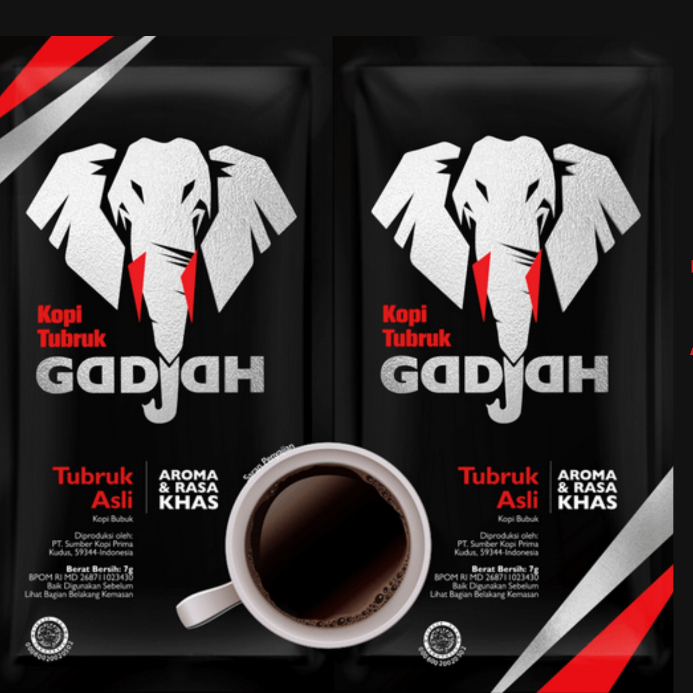 

Kopi Tubruk Gadjah Twin Pack 20 sachet
