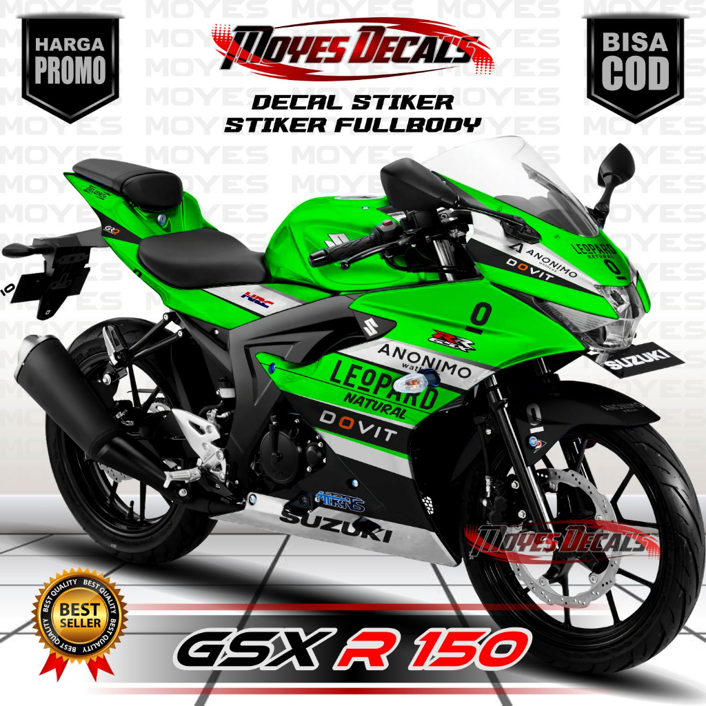TERLARIS Decal FullBody Suzuki GSX 150R MOTIF BALAP
