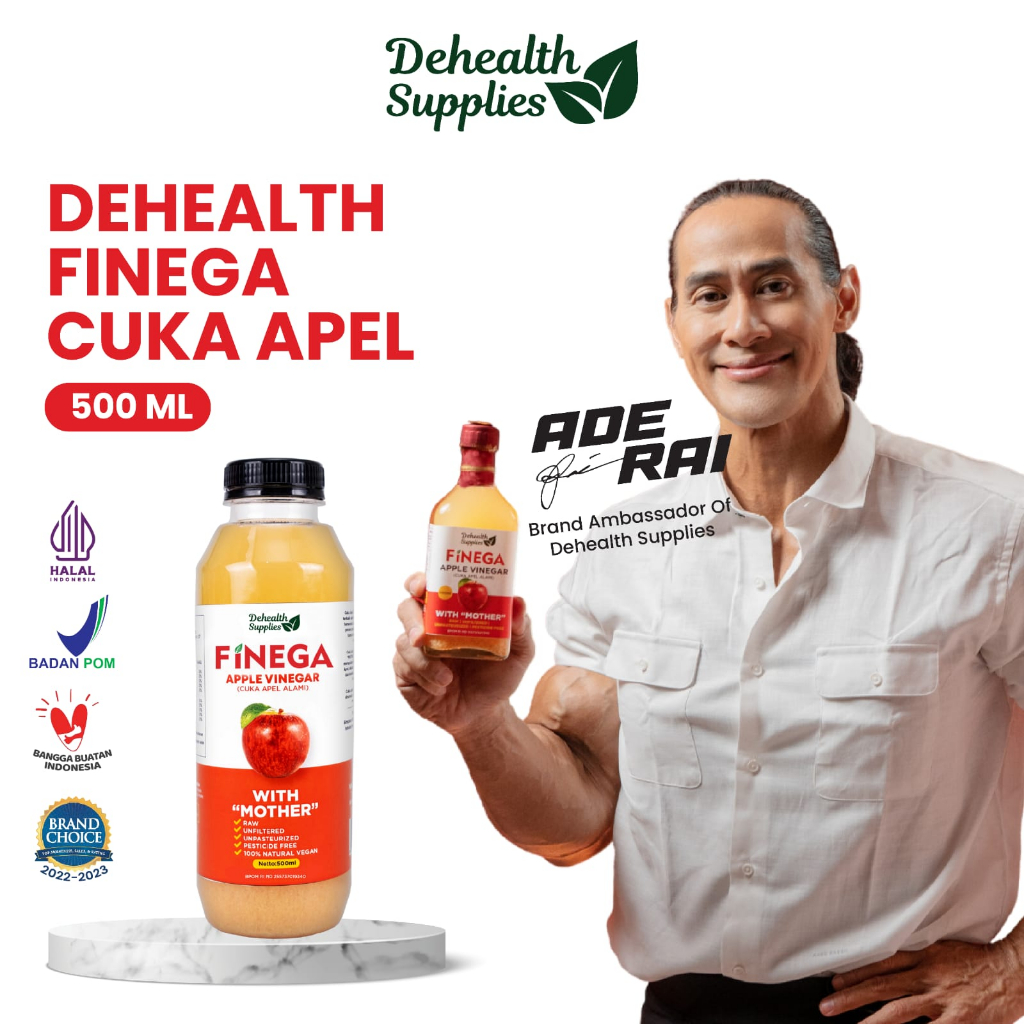 

Vinega Cuka Apel, Nanas, & Lemon 500 ml (Botol Plastik) dari Dehealth Supplies – Apple & Pineapple Vinegar