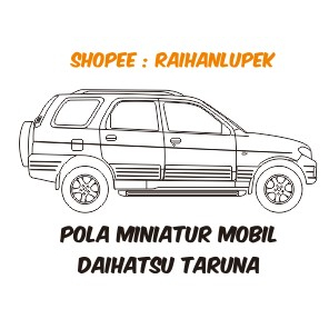 Pola Miniatur Mobil Daihatsu Taruna