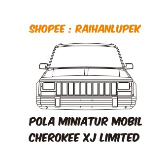 Pola Miniatur Mobil Cherokee XJ Limited