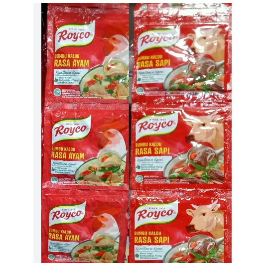 

Royco Ayam 1 Renceng Lusin 12 Pcs Penyedap Bumbu