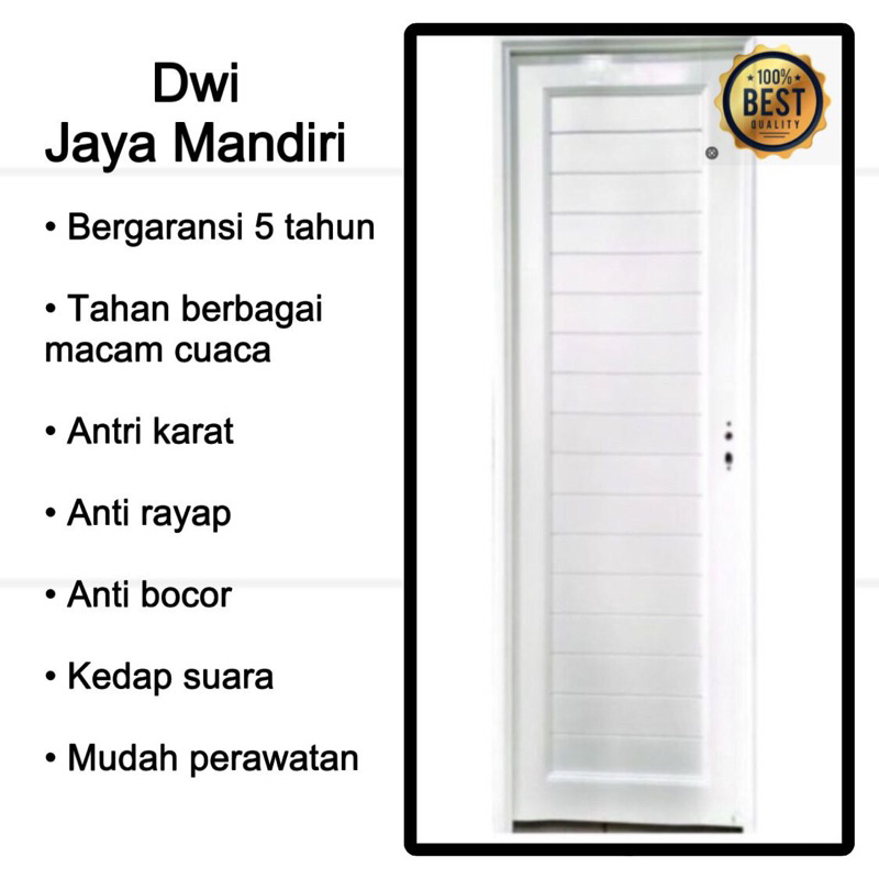 Pintu UPVC Super Premium Sliding Kamar & Pintu Swing Kamar