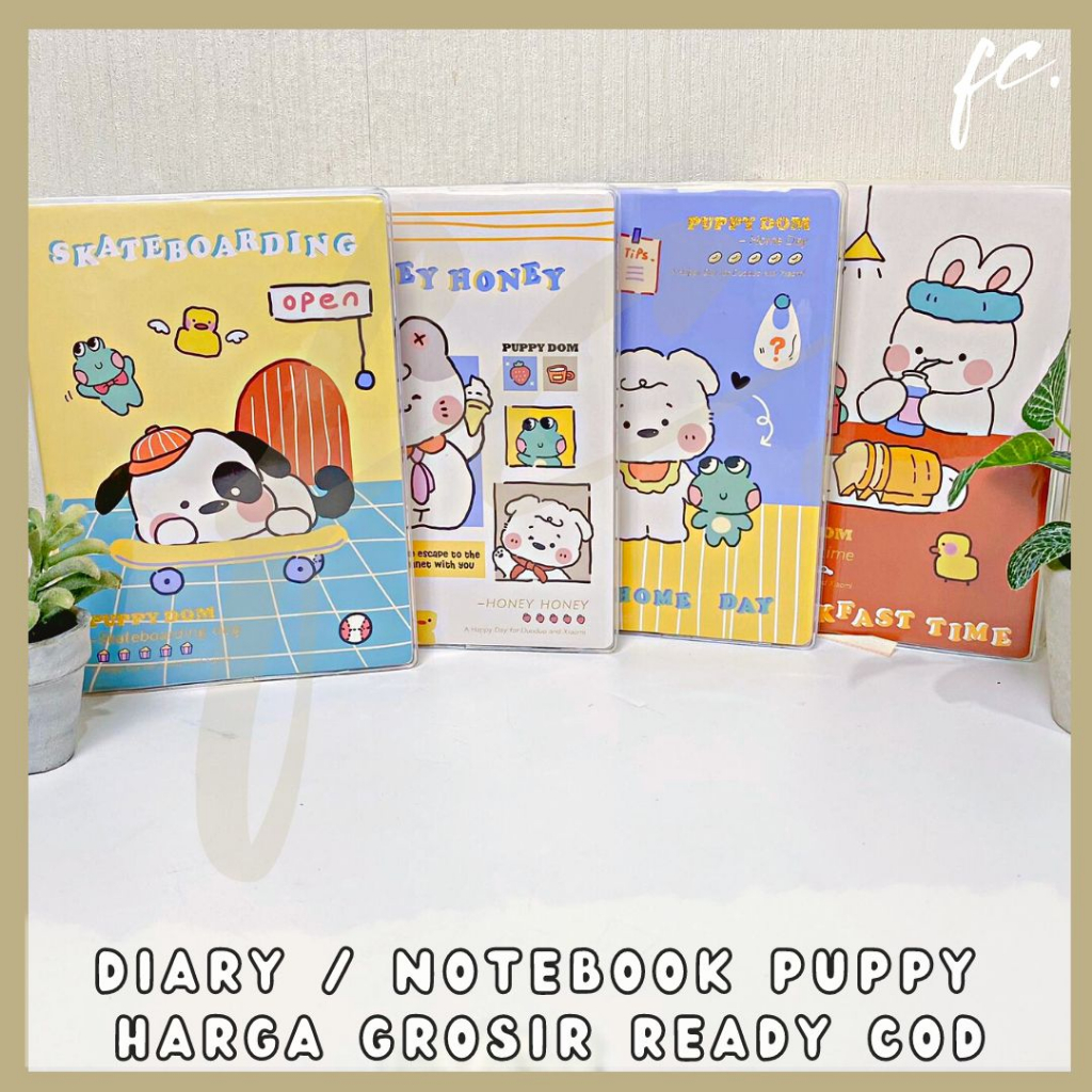 

Buku Catatan Diary Mini Notebook 5"x7" Sweet Cute Honey Breakfast Time Home Day Skateboarding Puppy Dom Lucu Animal Pet Zoo Souvenir Cake Anak Merchandise Bingkisan Hampers Harga Grosir Ready COD