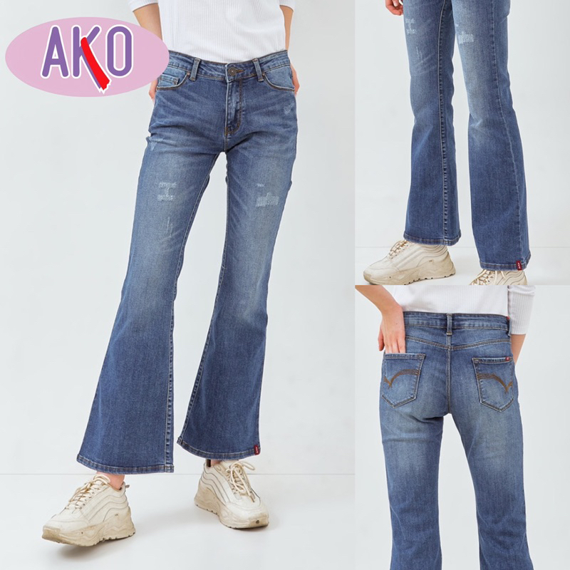 celana jeans wanita brand AKO - Cutbray 16-3309