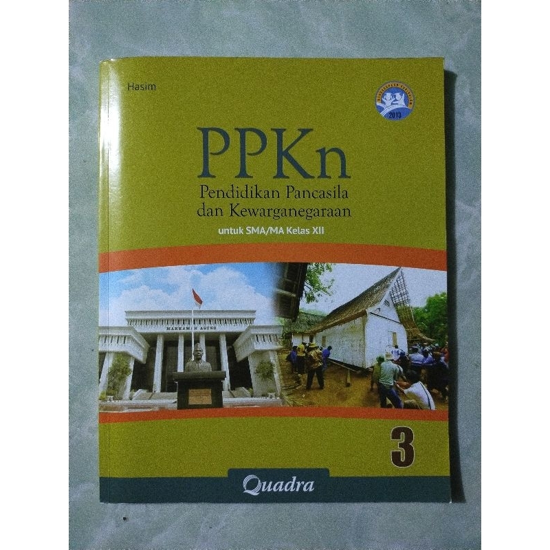 Buku bekas original PPKn 3 untuk SMA/MA kelas XII by Quadra