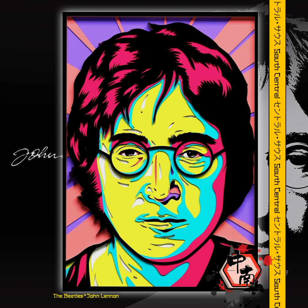 Poster 3D Multilayer The Beatles John Lennon