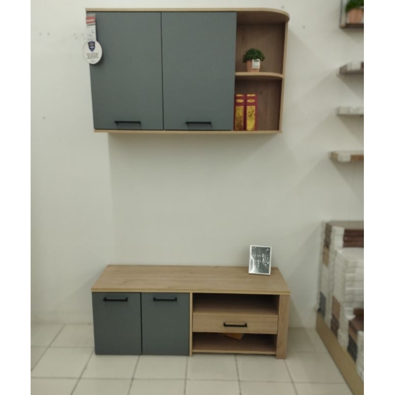 Rak Tv selma zoom Lemari Tv Tempat Tv Stand Tv Rak dinding lemari dinding cabinet wall cabinet brack