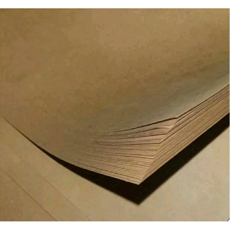 

Kertas Kraft 125 gsm ukuran 34 x 65 Untuk Paperbag isi 1 Kg