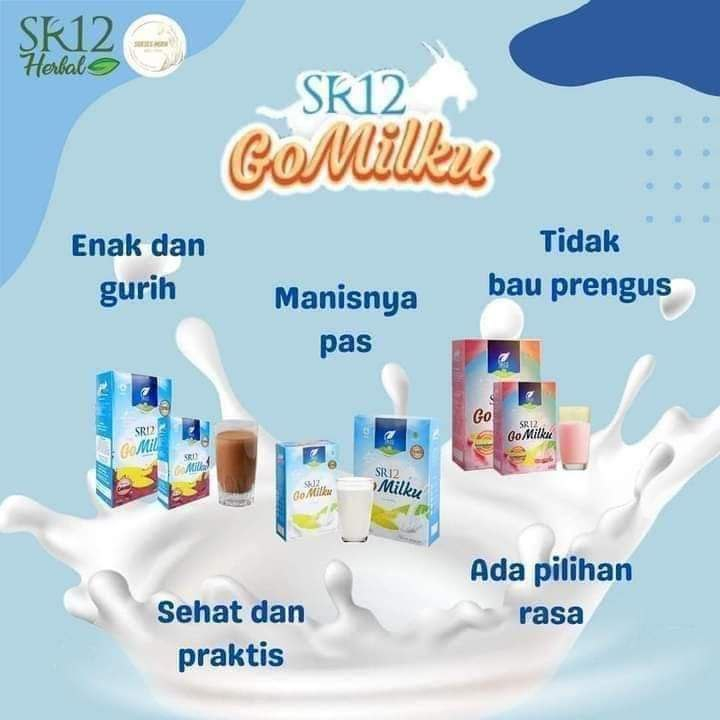 

Susu Kambing Etawa Bubuk Gomilku SR12 Go milku Murni Tanpa Gula Krimer - Original 600gr