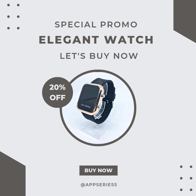 jam tangan LED watch