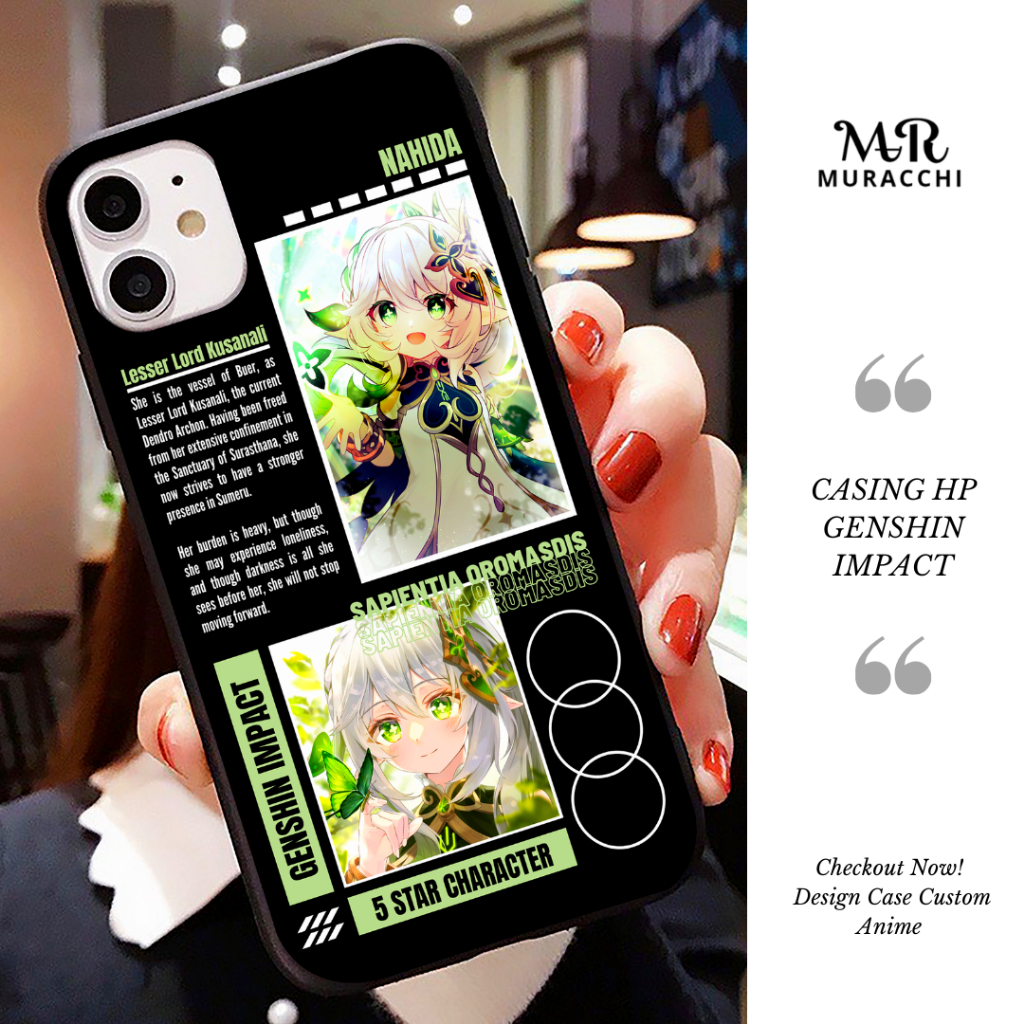 Custom Case HP Casing Game Genshin Impact 5 Star Aesthetic / Casing Genshin Impact 5 Star Character 
