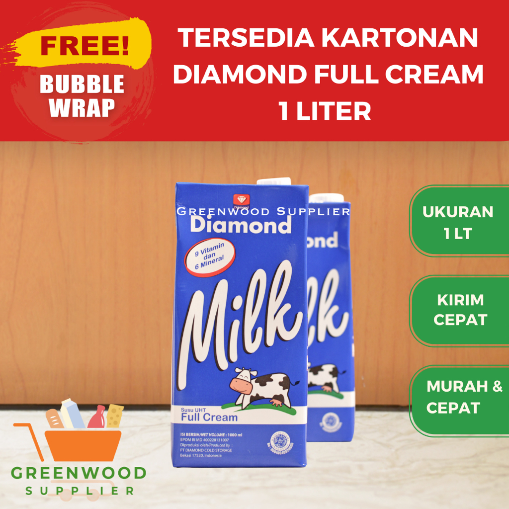 

Susu UHT Diamond Full Cream (1 Liter)