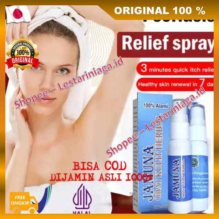 Spray Anti Gatal Psoriasis Relief Spray Gatal, Luka Diabetes , Herpes , Eksim , Panu, Kurap Hilang T
