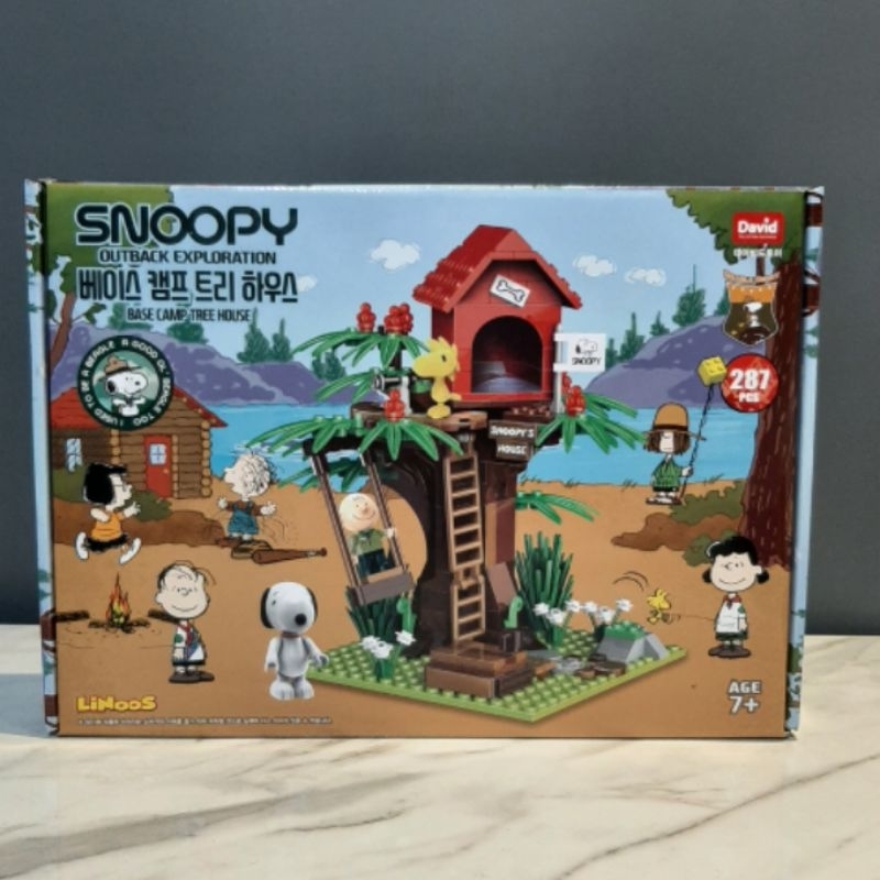 BRICK SNOOPY OUTBACM EXPLORATION BASE CAMP TREE HOUSE