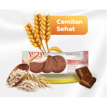 

WRP Cookies Chocolate 1 X 30 G - Cemilan Sehat