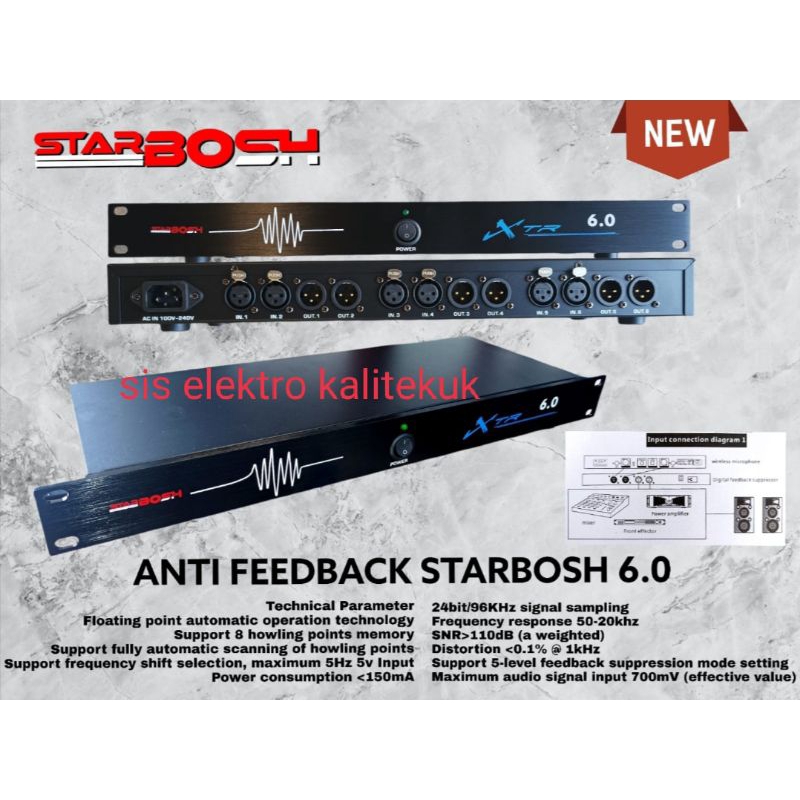 Anti Feedback XTR 6.0 STARBOSH