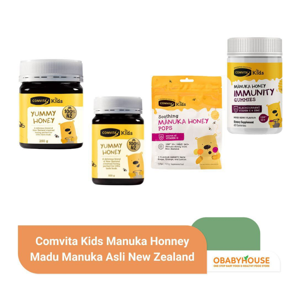 Comvita Kids Manuka Honey Madu Manuka Asli New Zealand