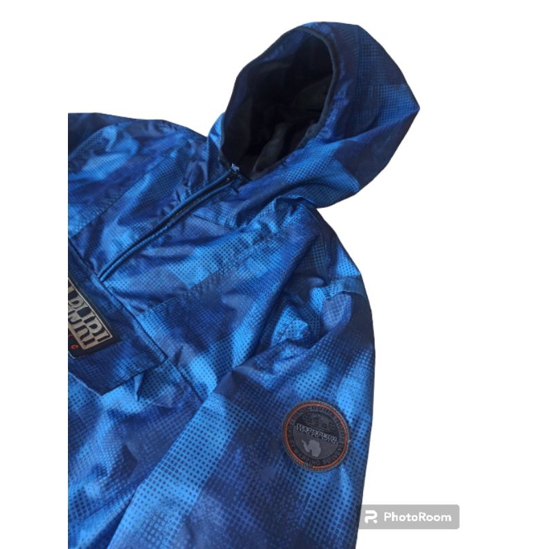 JAKCKET ORIGINAL NAPAPIJRI ANORAK BLUE PRINT