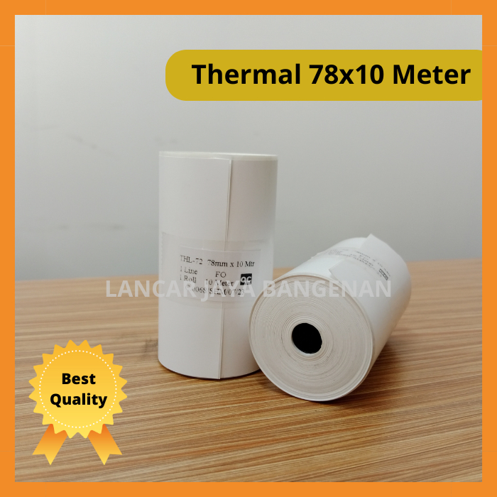 

Label Kertas Thermal Stiker / Label 80mm x 10 mtr - Label Sticker Continuous 80 mm x 10 meter