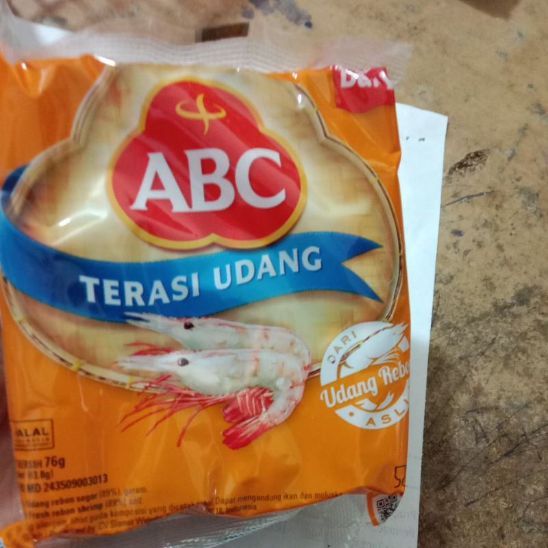 

TERASI UDANG ABC SASHET ISI 20 PCS