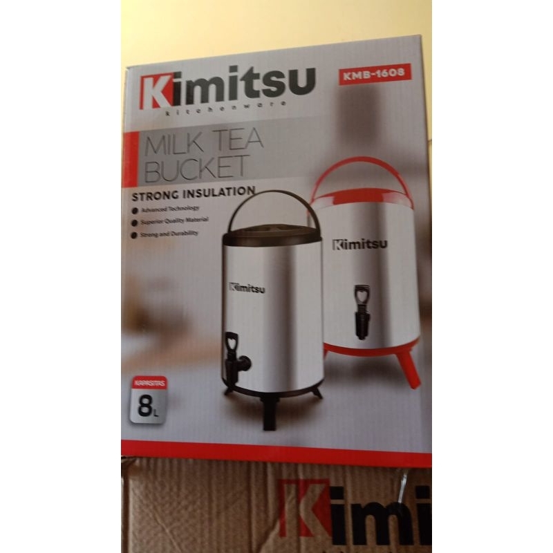 

kimitsu 6108 bucket milk tea 8 liter