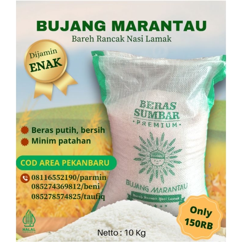 

BERAS BUJANG MARANTAU/ANAK DARO/BERAS SUMBAR