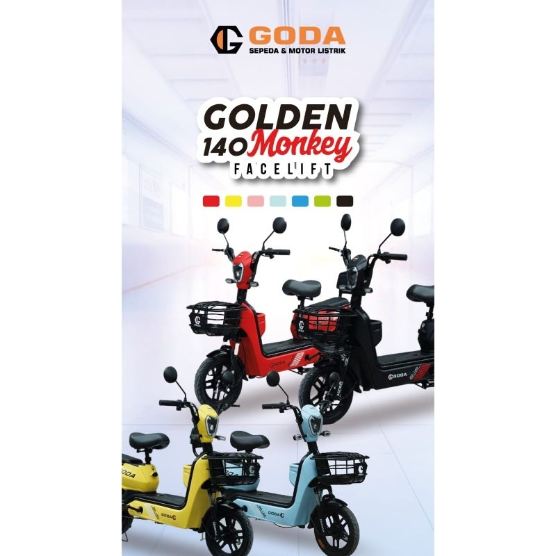 Sepeda Listrik Goda New 140 Facelift