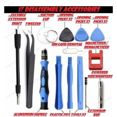 Promo Obeng 115 in 1 full set Obeng Service Komputer Laptop Service Obeng 115 in 1