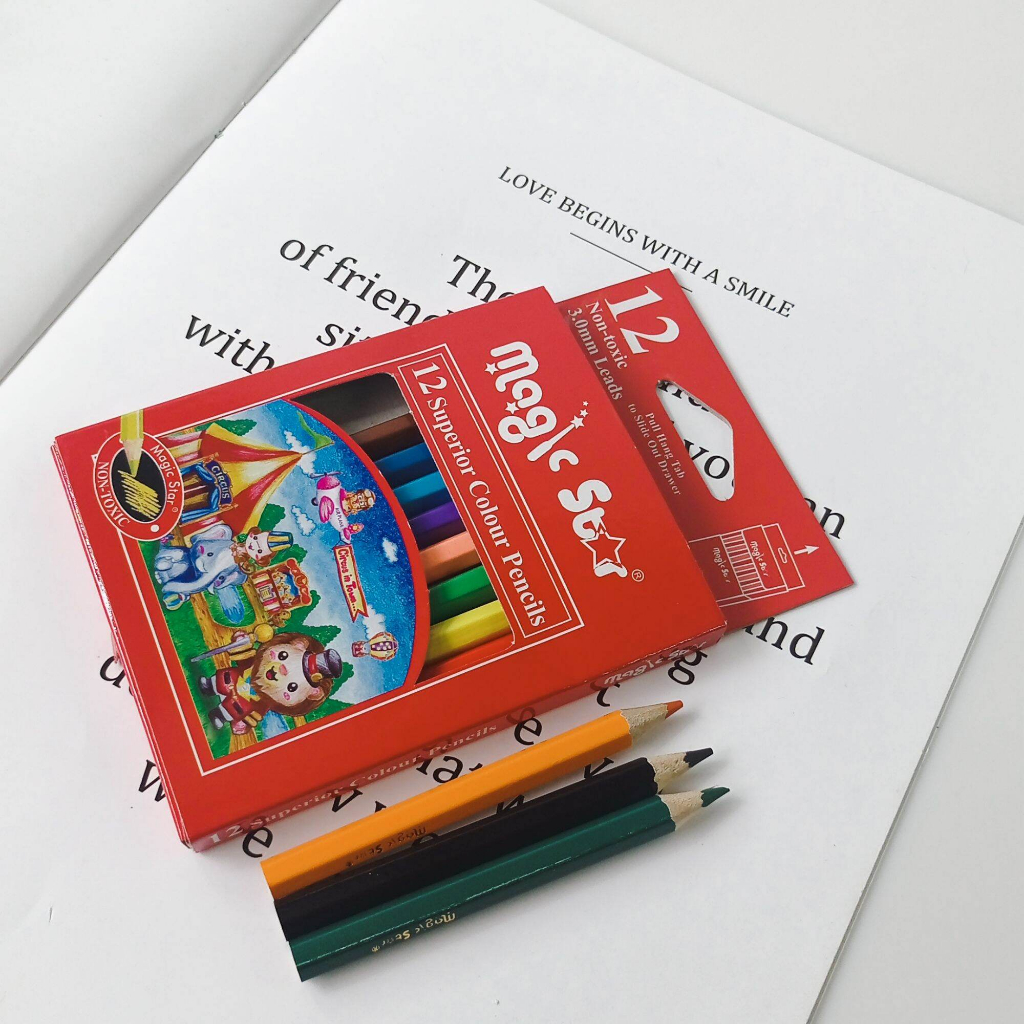 

Magic Star pensil warna 12 pendek