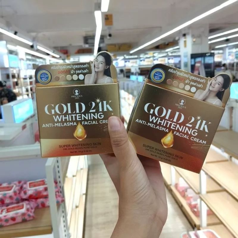 GOLD 24K CREAM, SERUM, SOAP ORI THAILAND