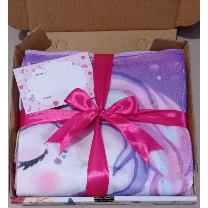 FREE BUBBLE + DOS + CARD HAMPERS HANDUK PONCO