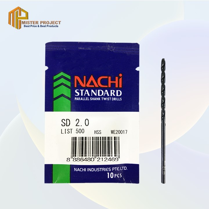 Nachi Mata Bor Besi 2.0 mm / Mata Bor Nachi 2,0 mm