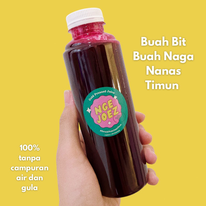 

Jus Buah Bit / Cold Pressed Juice / Beet Power Ngejoez