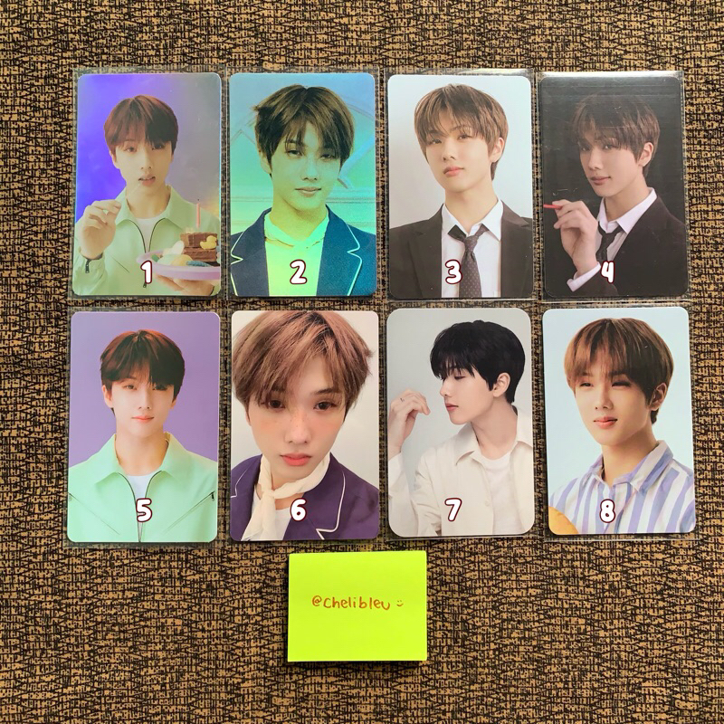 NCT Dream Jisung Season Greetings 2022 2023 POB Aladin Smtown&store Photopack Key card Holo Fencing 