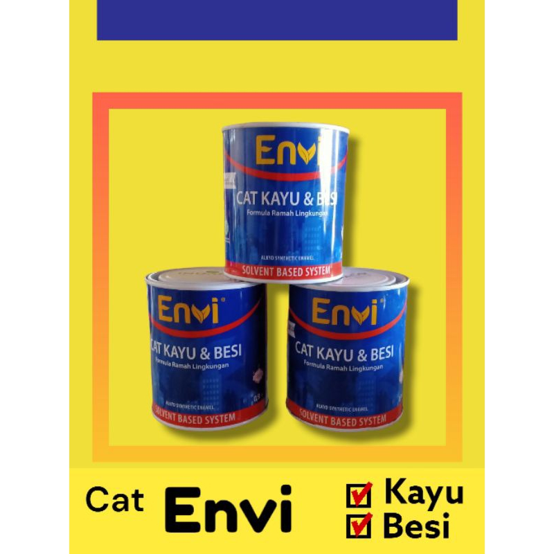 CAT ENVI BESI DAN KAYU | CAT BESI | CAT KAYU | CAT ENVI