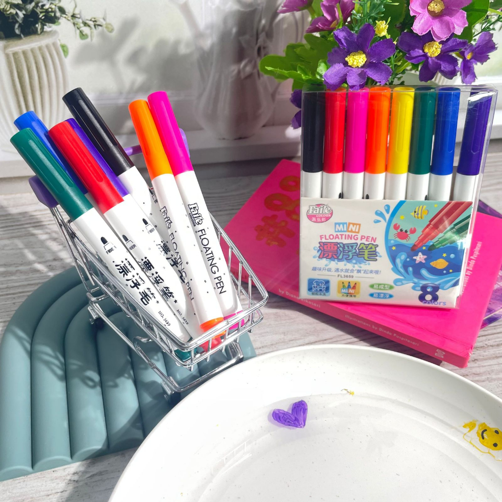 

1 SET 8 PCS STABILO PEN FLOATING T377 FL3659 MAGICAL WATER FLOATING PAINTING PEN MARKER BISA COD