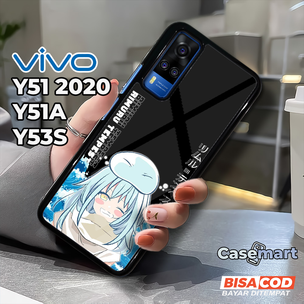 Case VIVO Y51 2020 Y51A Y53S Casing VIVO Y51 2020 Y51A Y53S Casemart [RMRU] Case Glossy Case Aesthet
