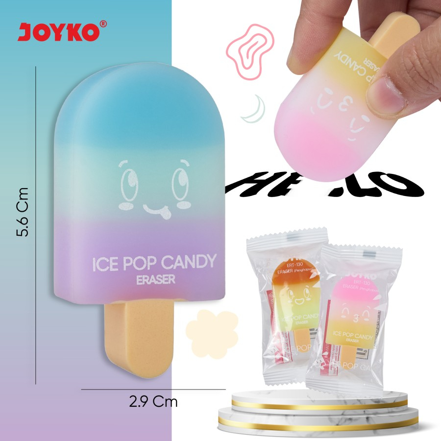 

Penghapus Eraser Joyko ERT-130 Pop Ice Candy