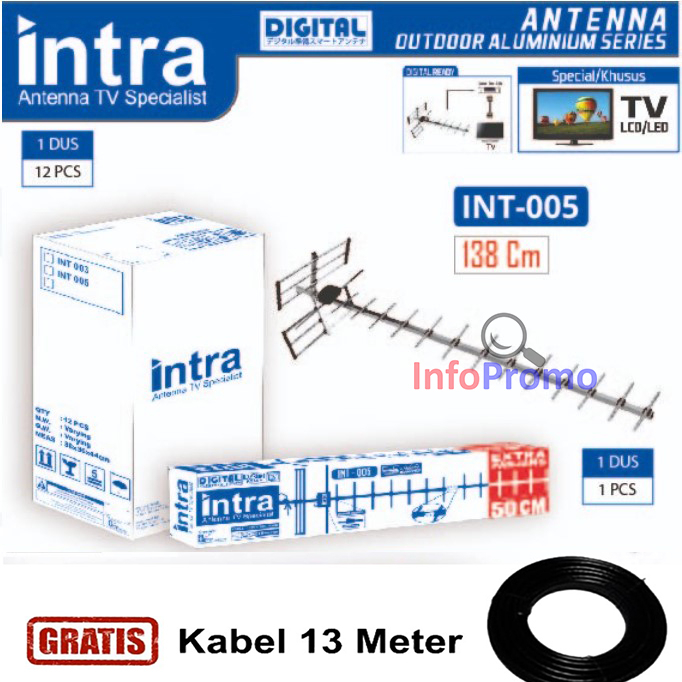 Antena Digital Antena Luar Antena Outdoor Intra, Antena Intra INT-005 Digital Murah