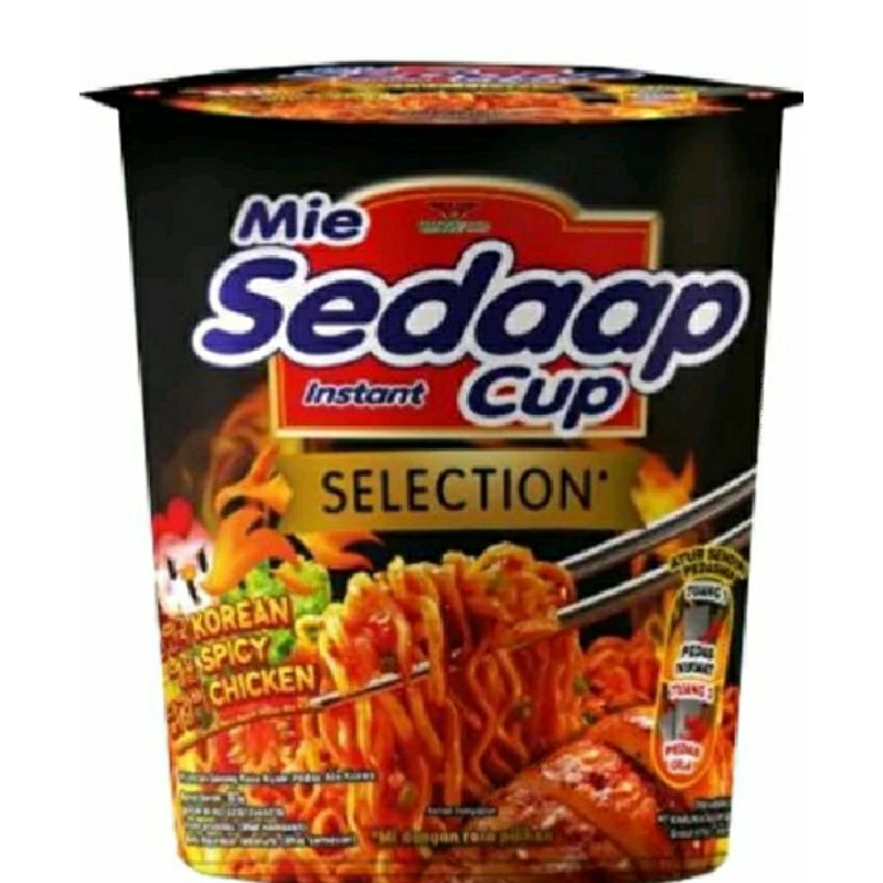 

mi sedap goreng cup &mi sedap korean spicy 81 gr