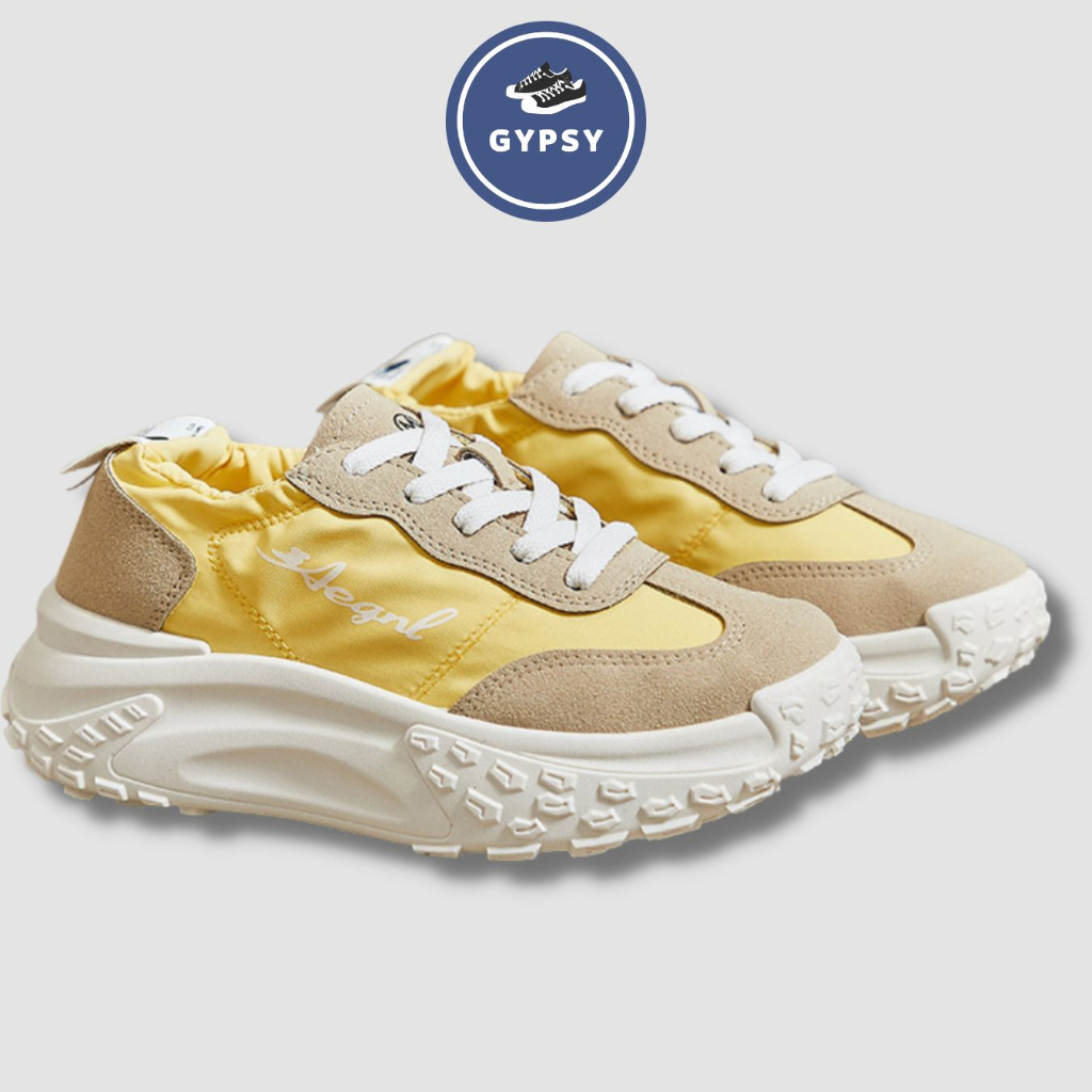 Gypsy - Sepatu Sneakers Wanita Cantik Moderen New Fashion Kekinian Bahan Pu Import Elona