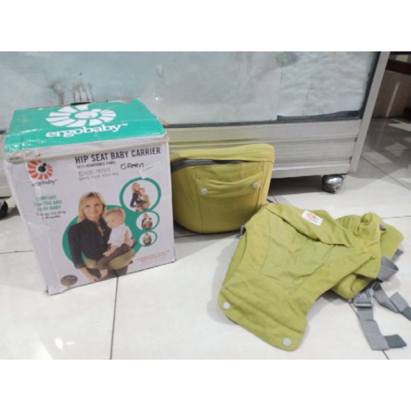 Hipseat ergobaby green second