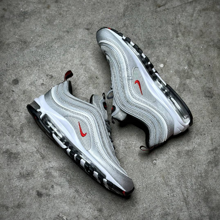 SEPATU NIKE AIR MAX 97 SILVER BULLET ORIGINAL VIETNAM BNIB FULL TAG BARCODE